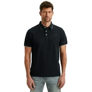 PME LEGEND Poloshirt SHORT SLEEVEe POLO STRETCH PIQUE (1-tlg) mit Stretch blau S (48)