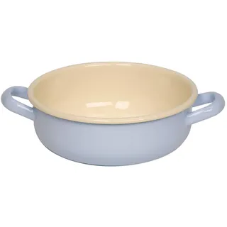 Riess, 0444-006, Bauernschüssel Ø 18cm, BUNT PASTELL, Emaille, Vol. (rec.): 1,3 Liter, Made in Österreich, LBH: 25,8x19,6x7,2cm, 0,426kg, Induktionskocher kompatibel, Gasherd geeignet, Ofenfest