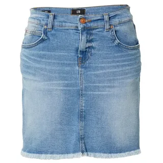 LTB Jeansrock INNIE (1-tlg) Fransen blau S