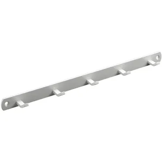 Hettich Garderobenleiste 5 Haken 34,0 x 2,0 x 3,0 cm Weiß