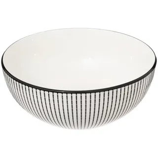 SECRET DE GOURMET Lunis schwarze Salatschüssel 22 cm