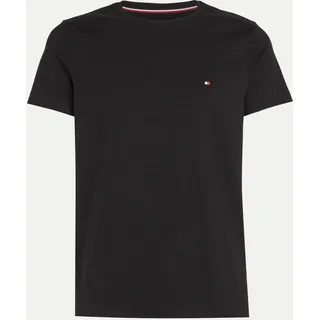 Tommy Hilfiger Core Stretch Slim Fit C Kurzarm-T-Shirt Black M