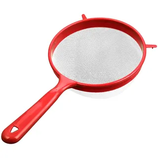 Küchensieb Set Sieb Set 3 Größen Küchensieb Kunststoff Kunststoff Sieb feinmaschig 8/11 /14cm für Küche Mehl Nudeln Puderzucker und Mehr mit Verstärktem geschaffen,Haushaltssieb (B, Einheitsgröße)