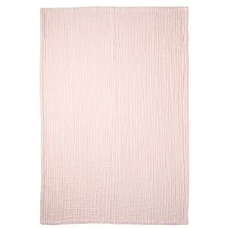 Babydecke Musselin - Krabbeldecke Spucktuch (Puckdecke) Kuscheldecke, Nordic Coast Company, Musselindecke Rosa Large, Premium Qualität geprüft, Geschenk rosa