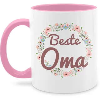 Tassen 325ml - Großmutter - Beste Oma Tasse - 325 ml - Rosa - ist die oma-tasse omi lieblingsoma milchkaffeetasse geschenke omas teetasse omilein kaffeetasse geschenk für enkelkinder grandma