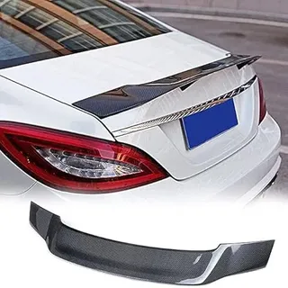 MEICHANG Heckspoiler Kofferraumspoiler, für Mercedes Benz Classe CLS W218 Berlina 2012-2018, Kohlenstofffaser, Schwarz