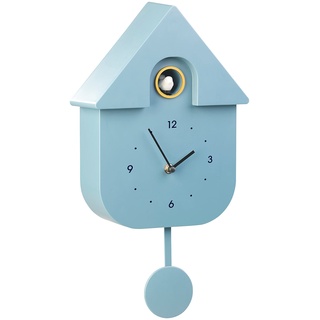 Moderne Quarz-Kuckucksuhr mit Vogelstimme und Nachtruhe-Automatik