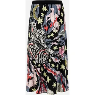 Marc Cain Hosenrock Mehrfarbig Animalprint 42