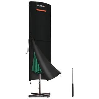 LuxusKollektion Sonnenschirm-Schutzhülle Schutzhülle Sonnenschirm Ampelschirm Wasserdicht Stab UV 230x67 67cm schwarz