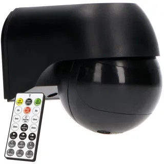 led`s light Wandsensor PIR 180° schwarz mit Fernbedienung