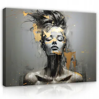 Wallarena Leinwandbild, Mehrfarbig, Holzwerkstoff, Recyclingholz, Abstrakt, Rechteckig, 120x80 cm, FSC 100%, 3D-Effekt, Bilder und Zubehör, Wandbilder, Leinwandbilder