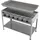 6-flammig 1140 x 530 x 800 cm Edelstahl inkl. Rost und Pfanne
