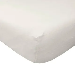 Homescapes Spannbettlaken Flanell 140 x 190 cm Creme