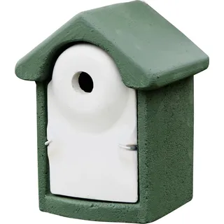 Cj Wildlife Nistkasten für Jungvögel Holzbeton 18,5 x 16,5 cm grün/weiß