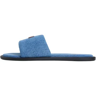 Tommy Jeans Damen Tjw Padded Denim Casual Slide En0en03020Flache Sandalen