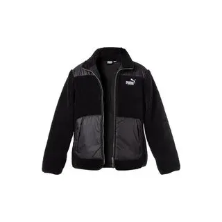 PUMA Herren Jacke schwarz Mikrofaser unifarben, schwarz, Herbst/Winter 2023/2024