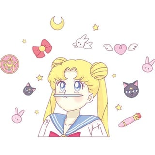 wandtattoo kinderzimmer Kindergarten Wandaufkleber DIY Sailor Moon Wandkunst Sticker Wandbilder Wanddekoration für Hause Weihnachten Schlafzimmer, Halle, Treppen, Babyzimmer