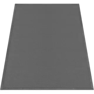 Teppich PACO HOME "Tatami 475" Teppiche Gr. B/L: 160 cm x 220 cm, 24 mm, 1 St., grau Esszimmerteppiche Kurzflor, Uni-Farben, mit Memory Foam, waschbar