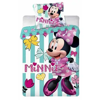 Prima Kinderbettwäsche Minnie Mouse, Renforcé, 2 teilig bunt