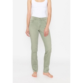 ANGELS Gerade Jeans - Jeans Cici mit geradem Bein - elastische leichte Sommerjeans grün 38