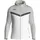 Kapuzenjacke Weiß/Soft Grey 140