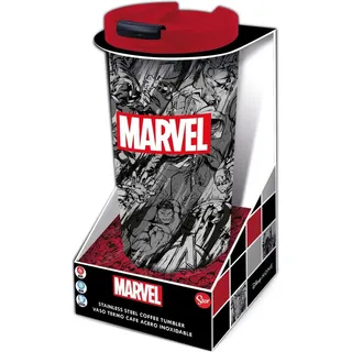 Stor S.L. Marvel Edelstahl-Reisebecher Marvel Pattern
