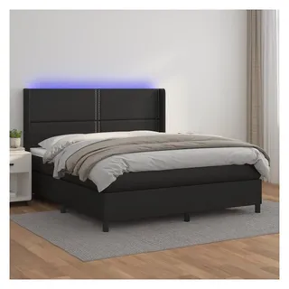 vidaXL Boxspringbett 180 x 200 cm Schwarz