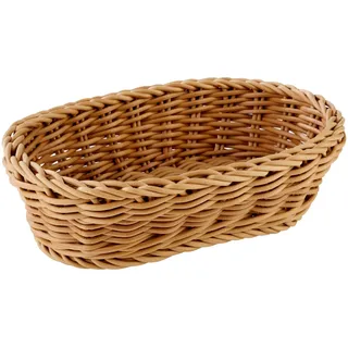 APS Flechtkorb oval PROFI LINE 19 x 12 x 6 cm hellbraun