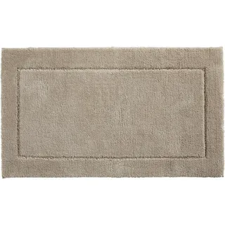 Esposa Badematte Fantano, Taupe, Uni, quadratisch, 70x120 cm, AZO-frei, Bsci, für Fußbodenheizung geeignet, rutschfest, rutschhemmend, schadstoffgeprüft, Badtextilien, Badematten