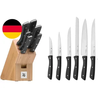 WMF Messerblock Mit Messerset 7-Teilig, Küchenmesser Set Mit Messerhalter, 6 Sch