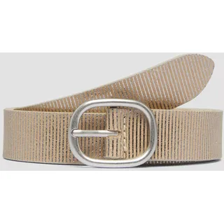 s.Oliver Ledergürtel mit Dornschließe beige 100