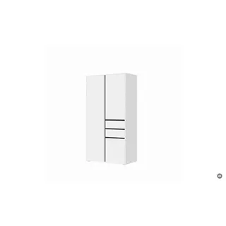 xonox.home Kleiderschrank Felden 100 x 194 x 56 cm Weiß