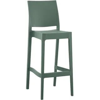 CLP Barhocker Flamur stapelbar Oliv