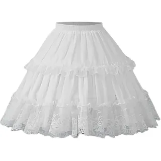 Reifrock Tütü Damen Rockabilly Kostüm Kleider Dirndl Unterrock Tüllrock Blau Brautkleid Tutu Schwarz Rock Petticoat Rot Pettycode Tüll Kurz Kleid Lang Schwarzer