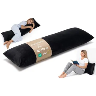 Totsy Baby Schwangerschaftskissen 40x145 cm Schwarz