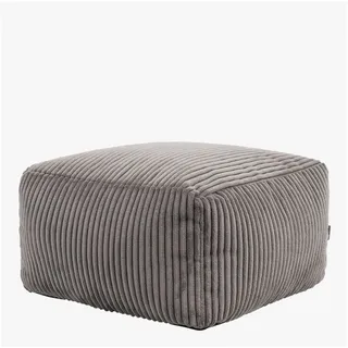 icon Pouf Sitzpouf aus Cord „Theo“ grau