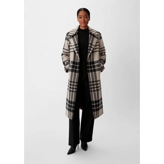 Comma Langmantel Mantel aus Wollmix schwarz 34