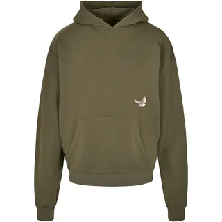 Mister Tee K-dot Heavy Oversize Kapuzenpullover Olive L