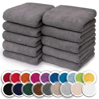NatureMark Handtuchset 10-tlg. grau