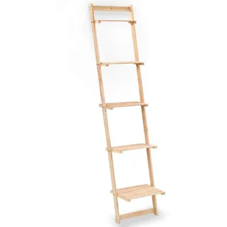 vidaXL Leiterregal 41,5 x 30 x 176 cm Beige