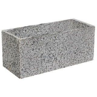 Granit-Pflanztrog, grau