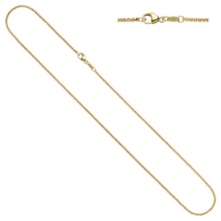 Schmuck Krone Goldkette 2,5mm Erbskette Kette Collier 333 Gold Gelbgold Goldkette 45 cm Unisex