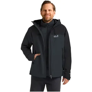 Jack Wolfskin Wild Places 3in1 Jacke Herren schwarz M