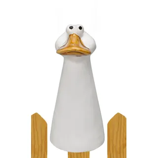 B2S BACK2SEASON Zaunfigur Gans Günther Zaundeko Zaunhocker H=17,5 cm