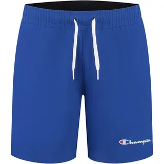 Champion Jungen Legacy Icons Beachshorts B-Crinkle Taslon Small Script Logo Badehose, Elektrischblau, 13-14 Jahre - 13-14 Jahre
