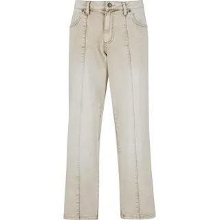 URBAN CLASSICS Wide Leg Denim Straight Fit Weiß 44