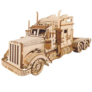HR Direktverkauf GmbH 3D-Puzzle American Truck - Holzbausatz 286-teilig, 286 Puzzleteile