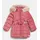 Wetterfester Steppmantel mit abnehmbarer Kapuze Pink S