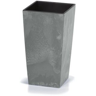 Deuba Pflanzkübel, 49L 61x32,5x31,5cm Betonoptik Inkl. Einlegeboden Indoor Outdoor Blumenkasten Pflanzkübel Grau grau 32.5 cm x 61 cm x 32.5 cm