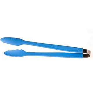 Kochblume Gourmetzange | Premium-Silikon & BPA frei| Hitzebeständig | Spülmaschinenfest | 33,5cm | Farbe: blau